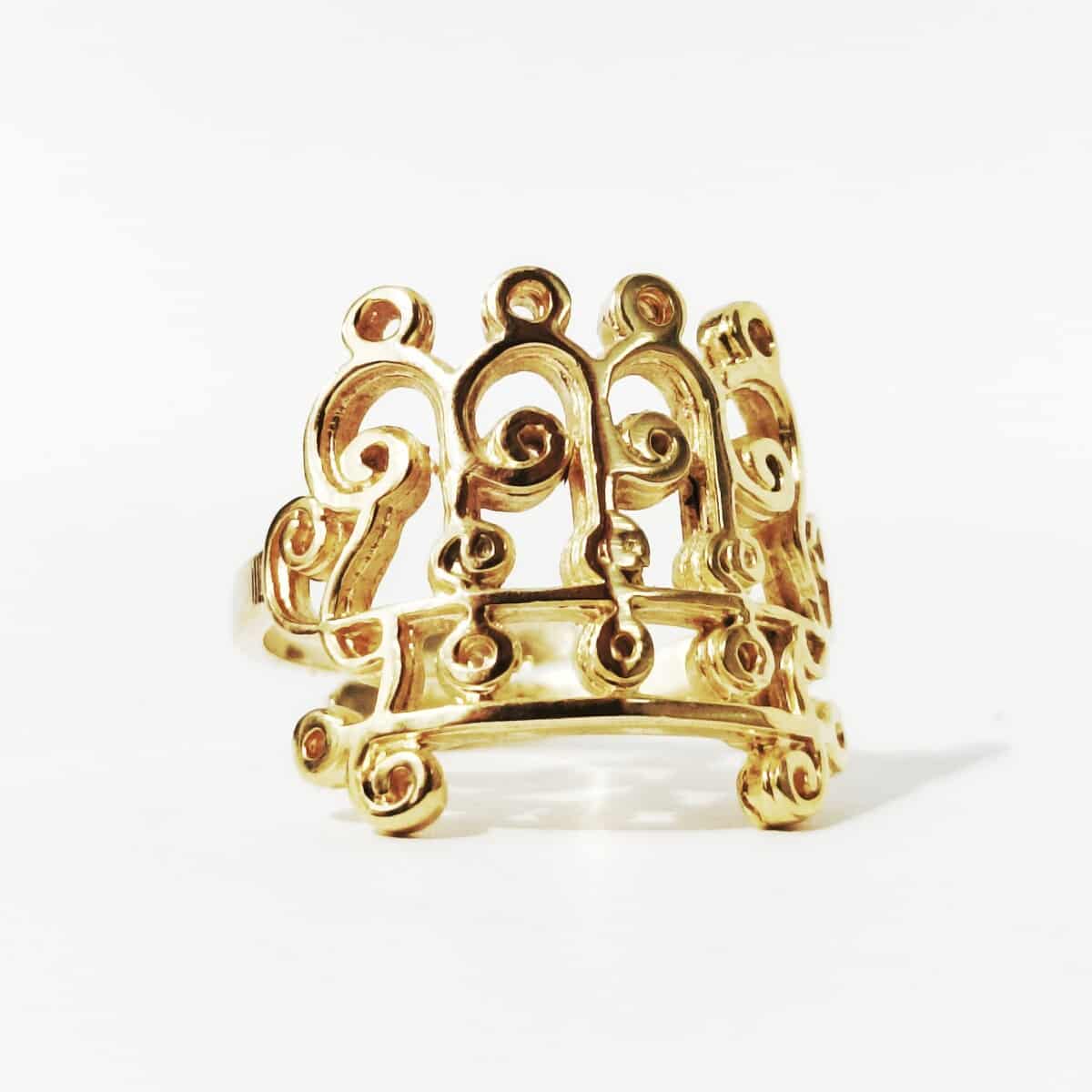 Anel Selo de Paimon Folheado a Ouro
